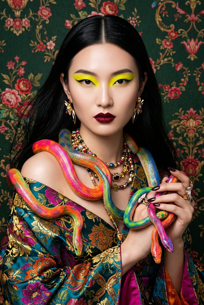 Avant Garde Serpentine Haute Couture