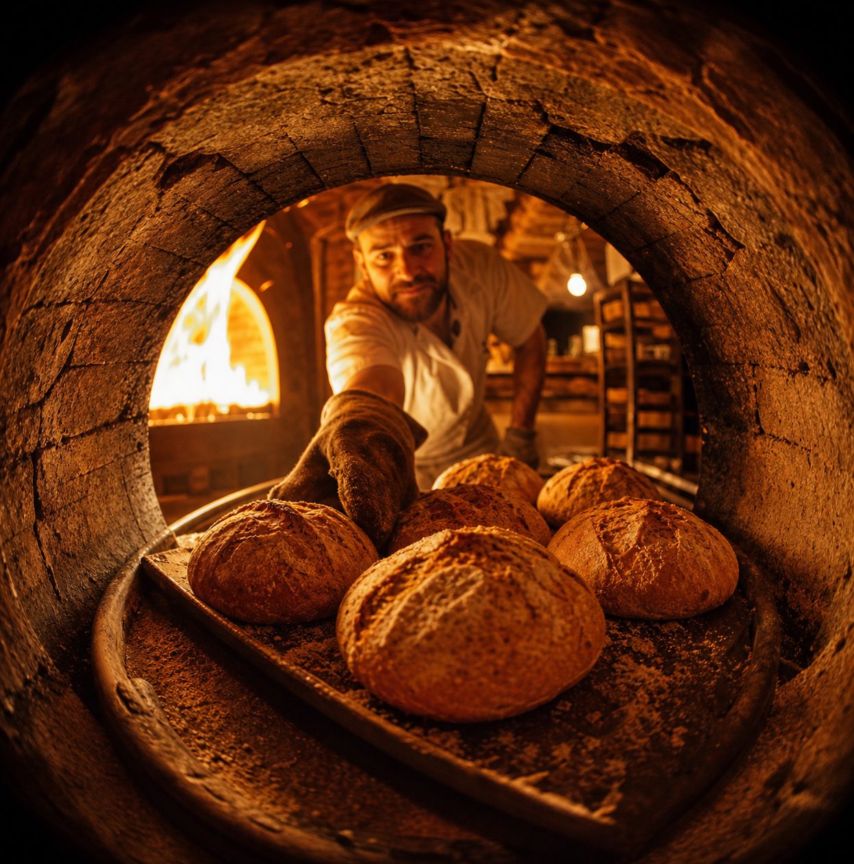 Inside the Baker's Stone Oven