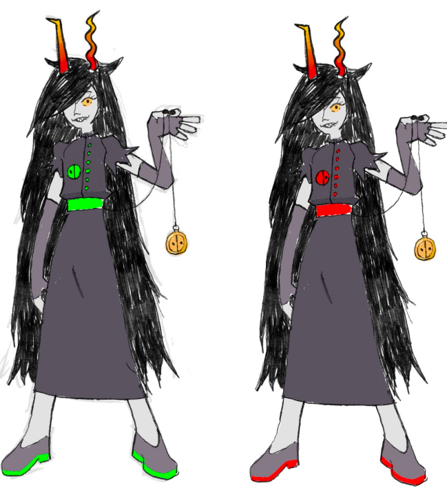 troll with a pocket watch. this is kind of a sight only question sorry