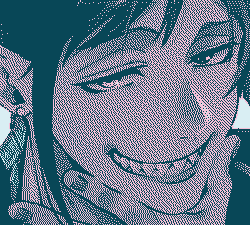 floyd leech from twisted wonderland grinning