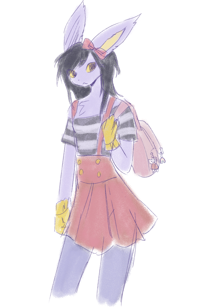 24.06.2026: sketch of Jax from The Amaizing Digital Circus. I like her