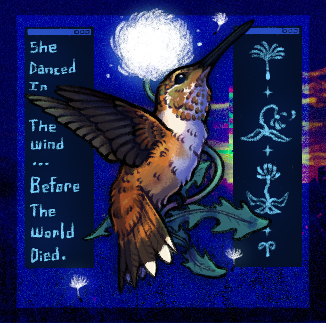 fanart of She Danced in the Wind by Alienmelon on itch.io