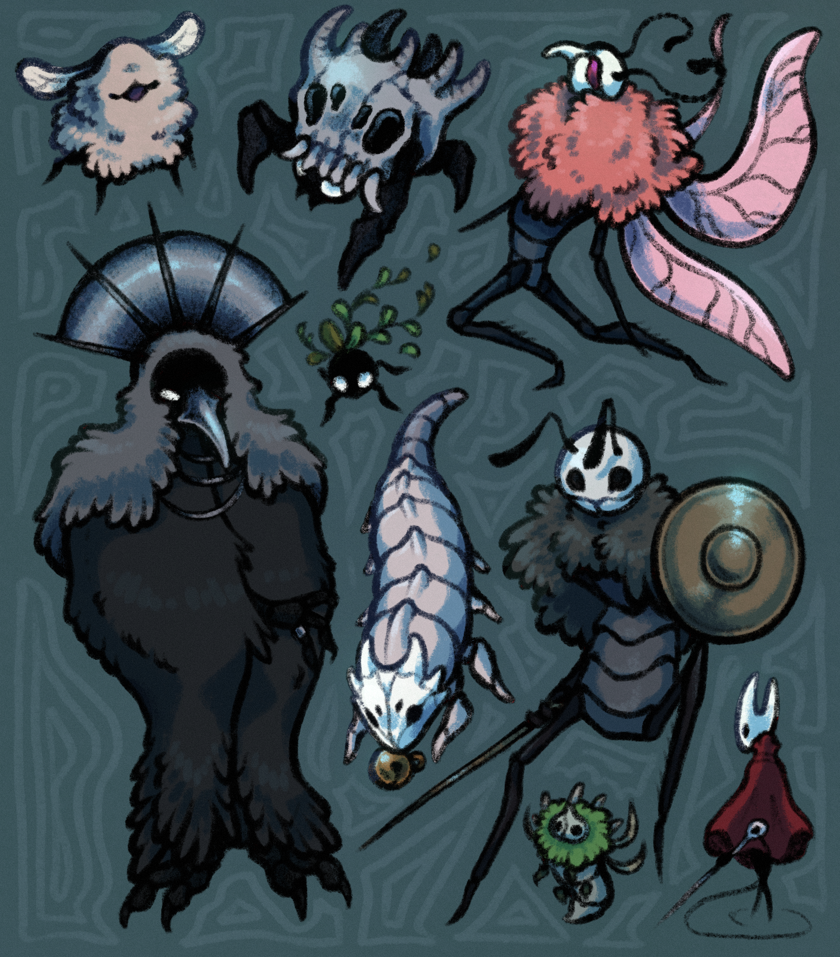 HK Silksong character sketchpage