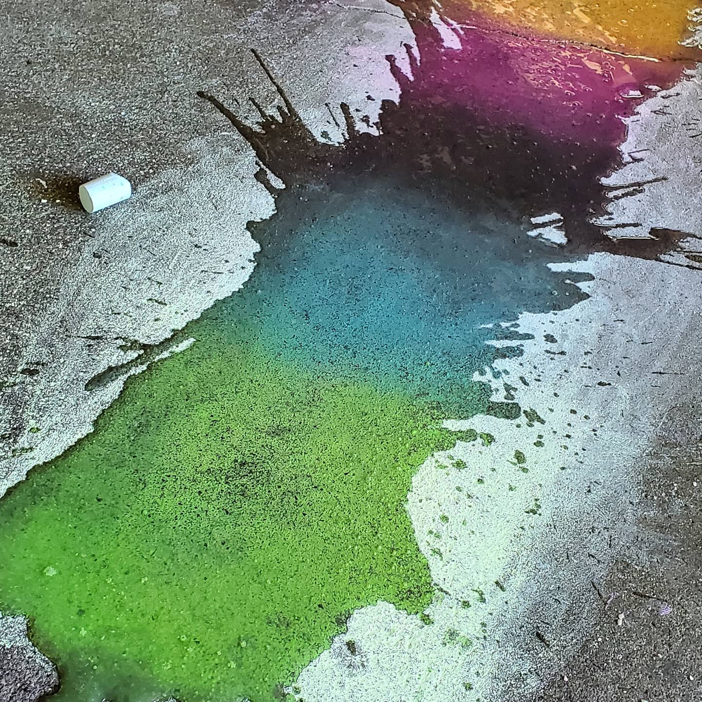  just chalk and water