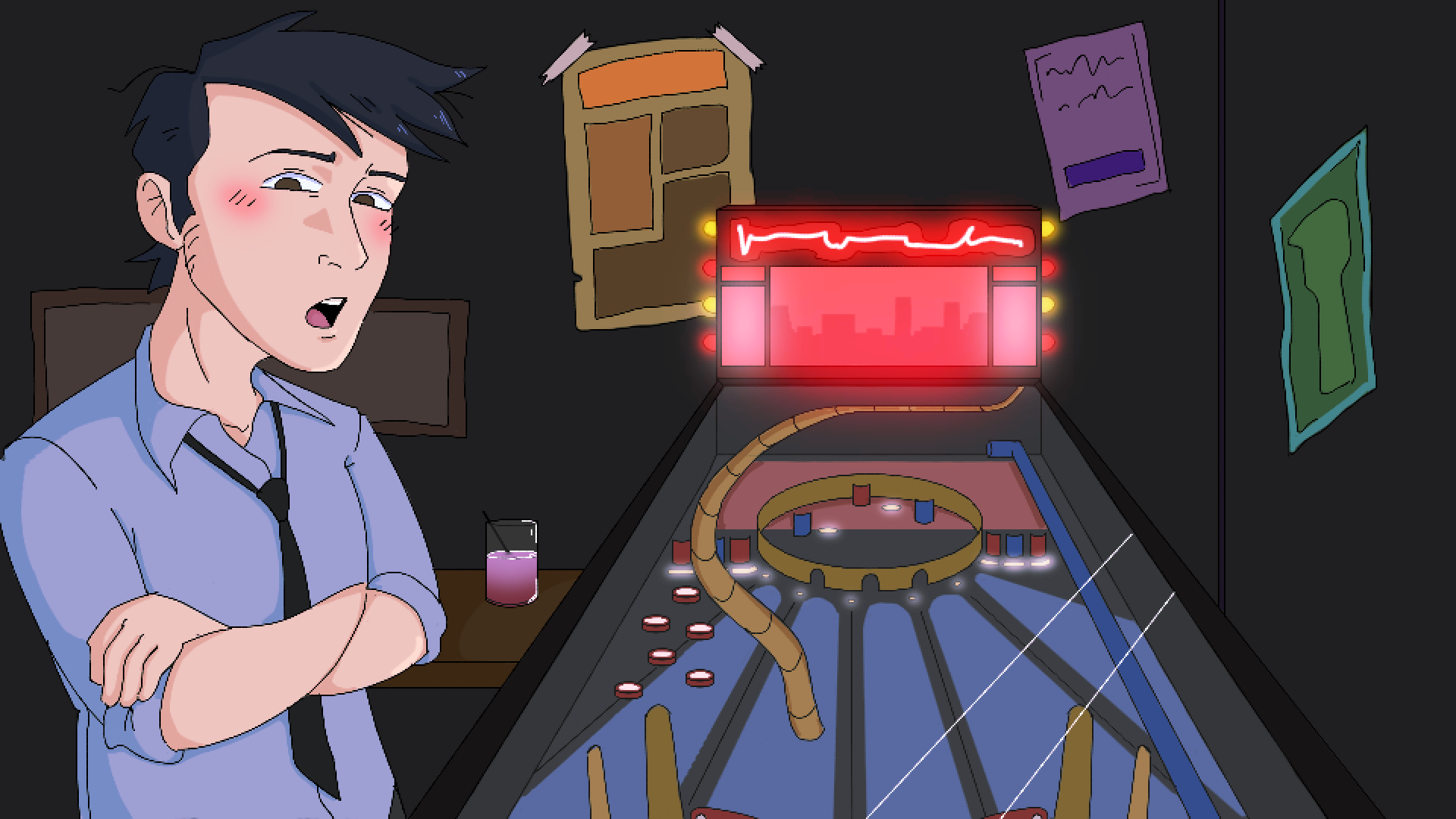 Minato At The Arcade