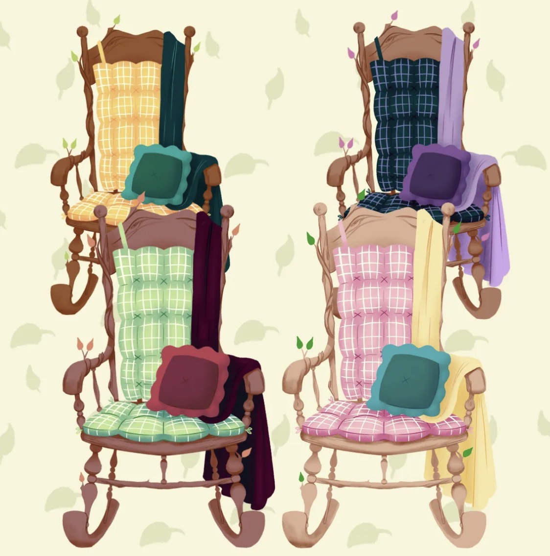Comfy forest chair preview