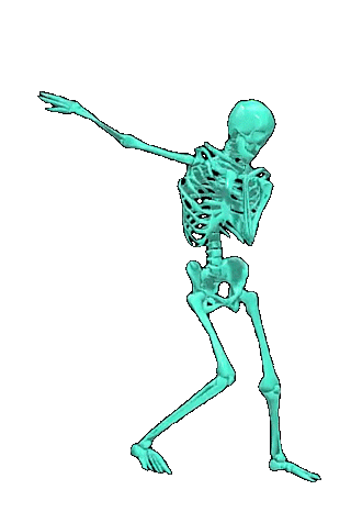 skeleton dancing