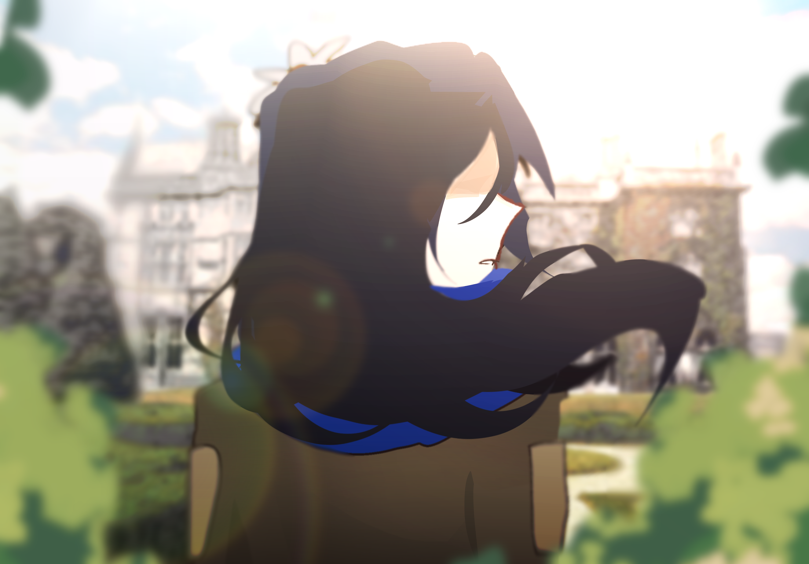Reina noticing Theo approaching her