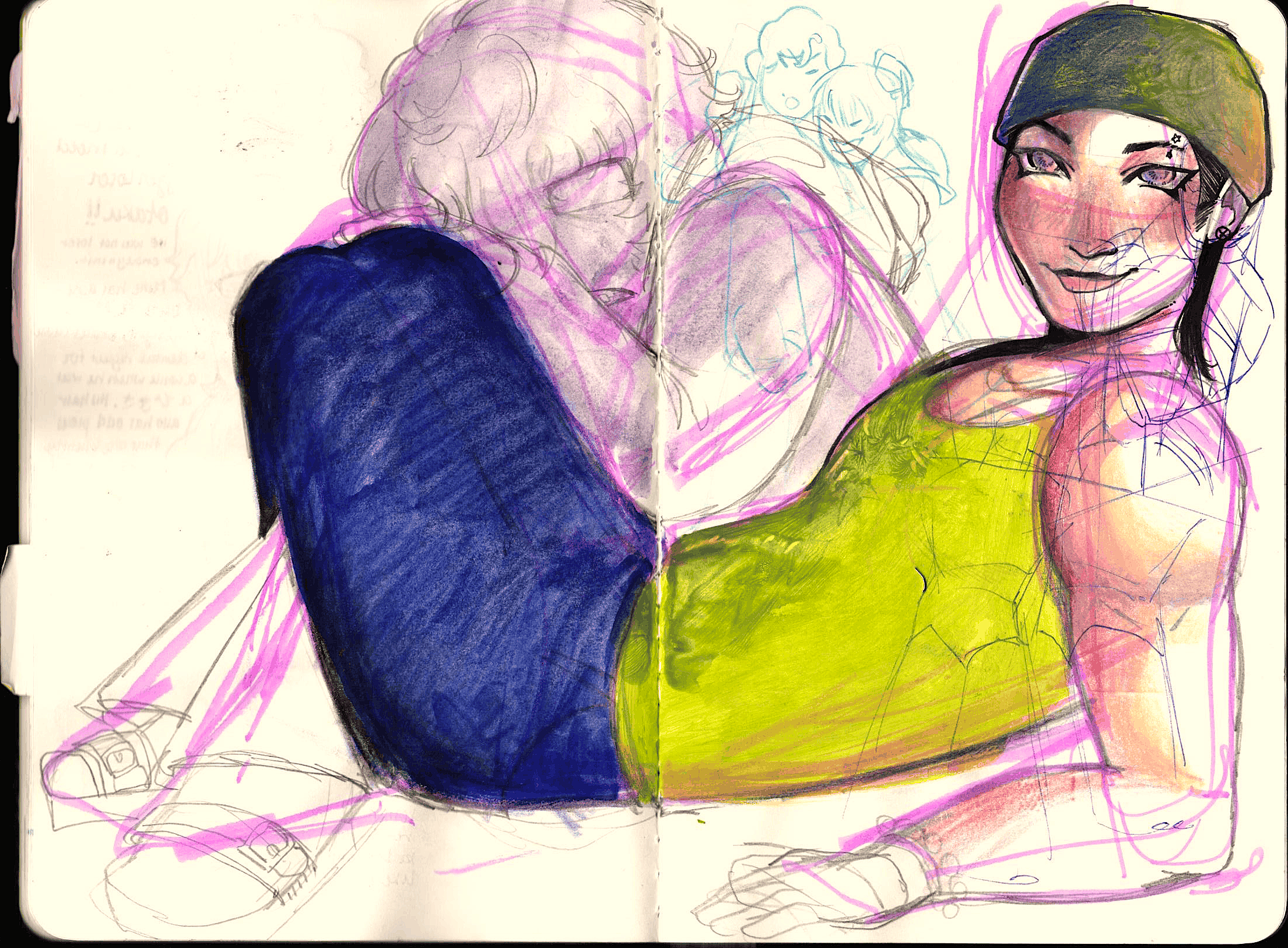 page four of lilli sketchbook