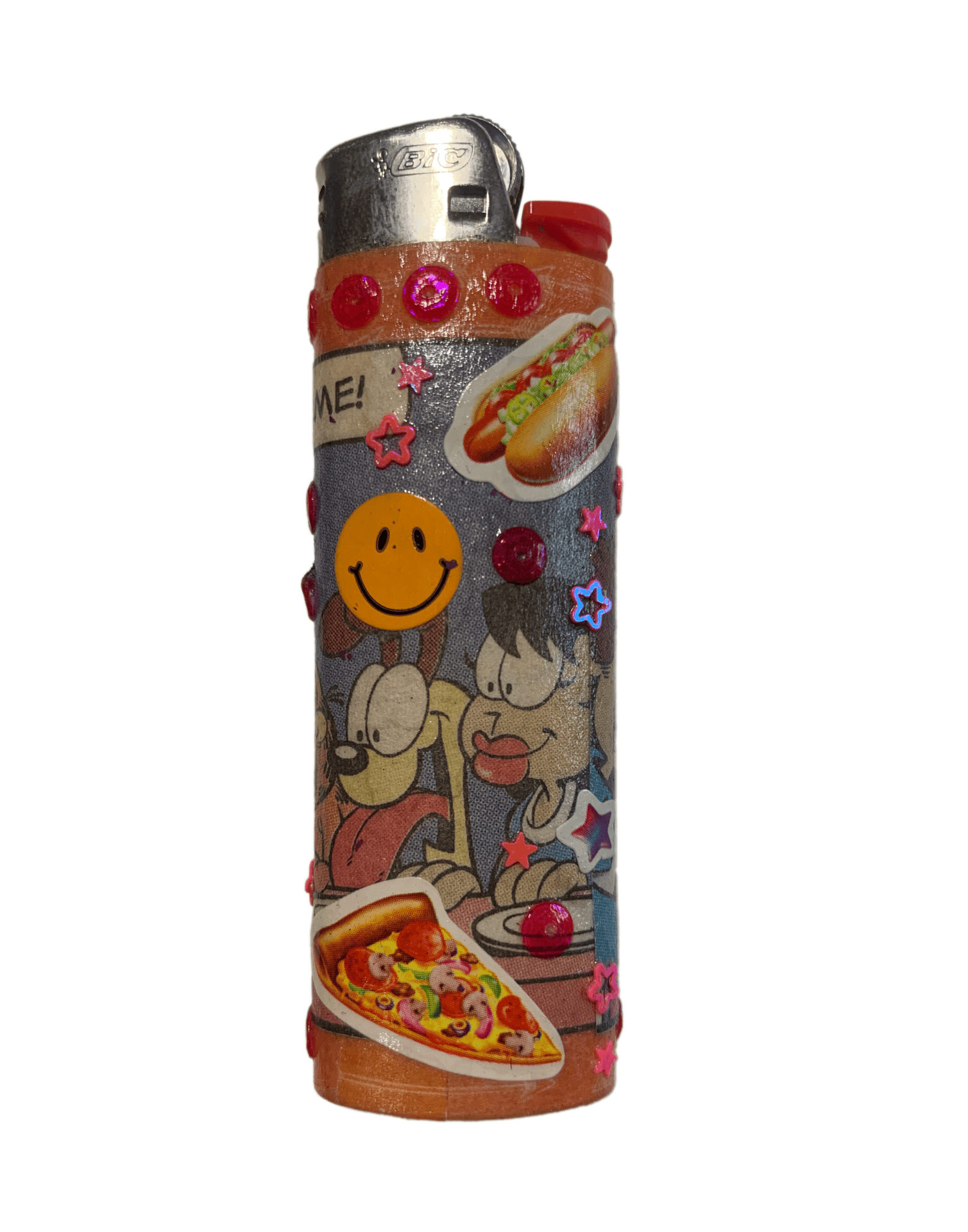 Garfield inspired decorated lighter