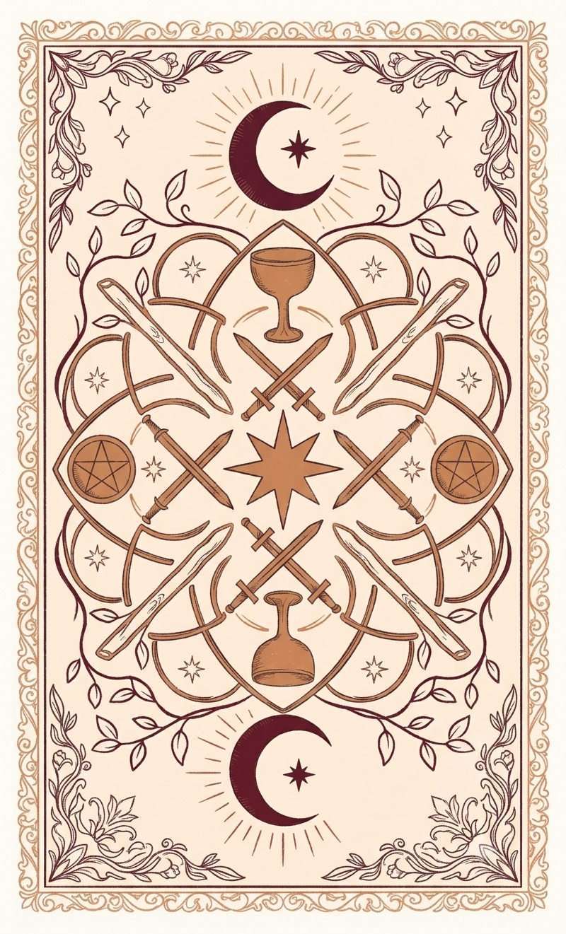 tarot card back