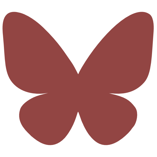 bluesky icon in burgundy