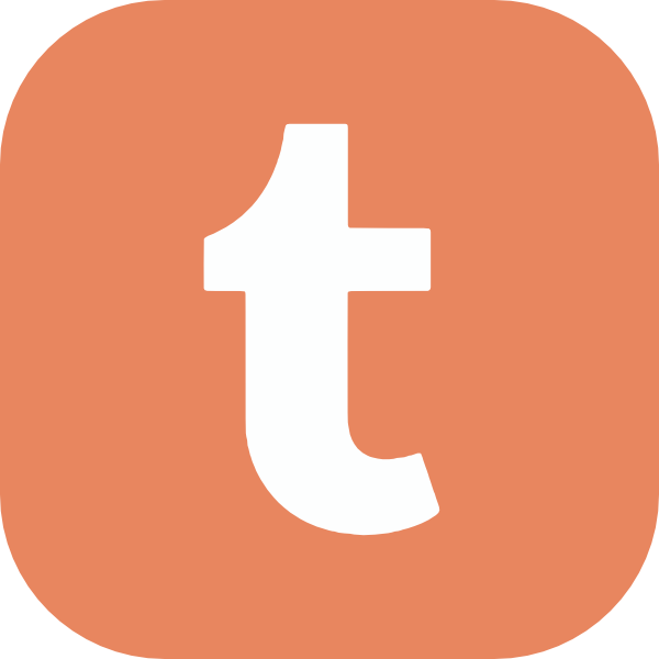light orange version of the tumblr logo
