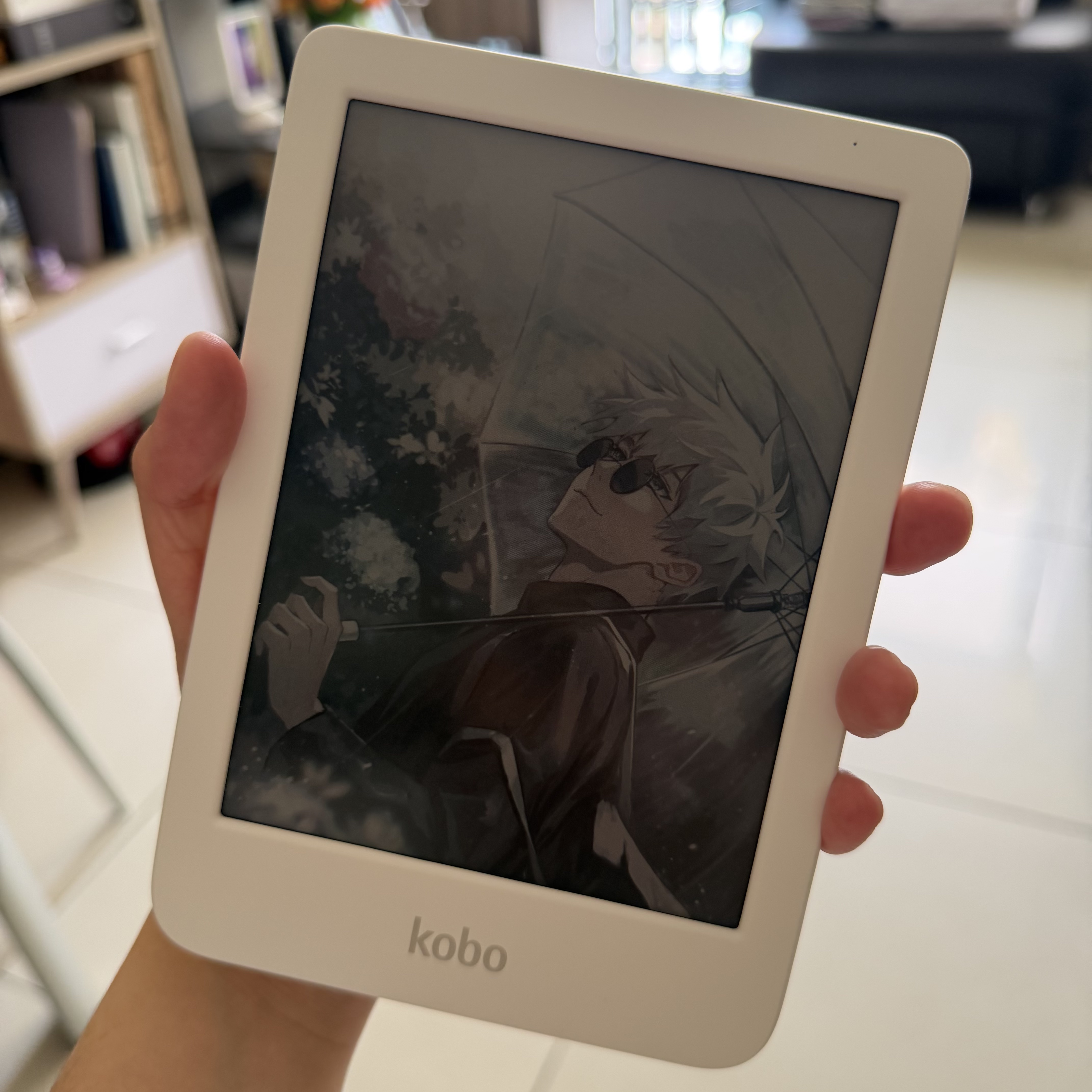 kobo clara colour with gojo screensaver