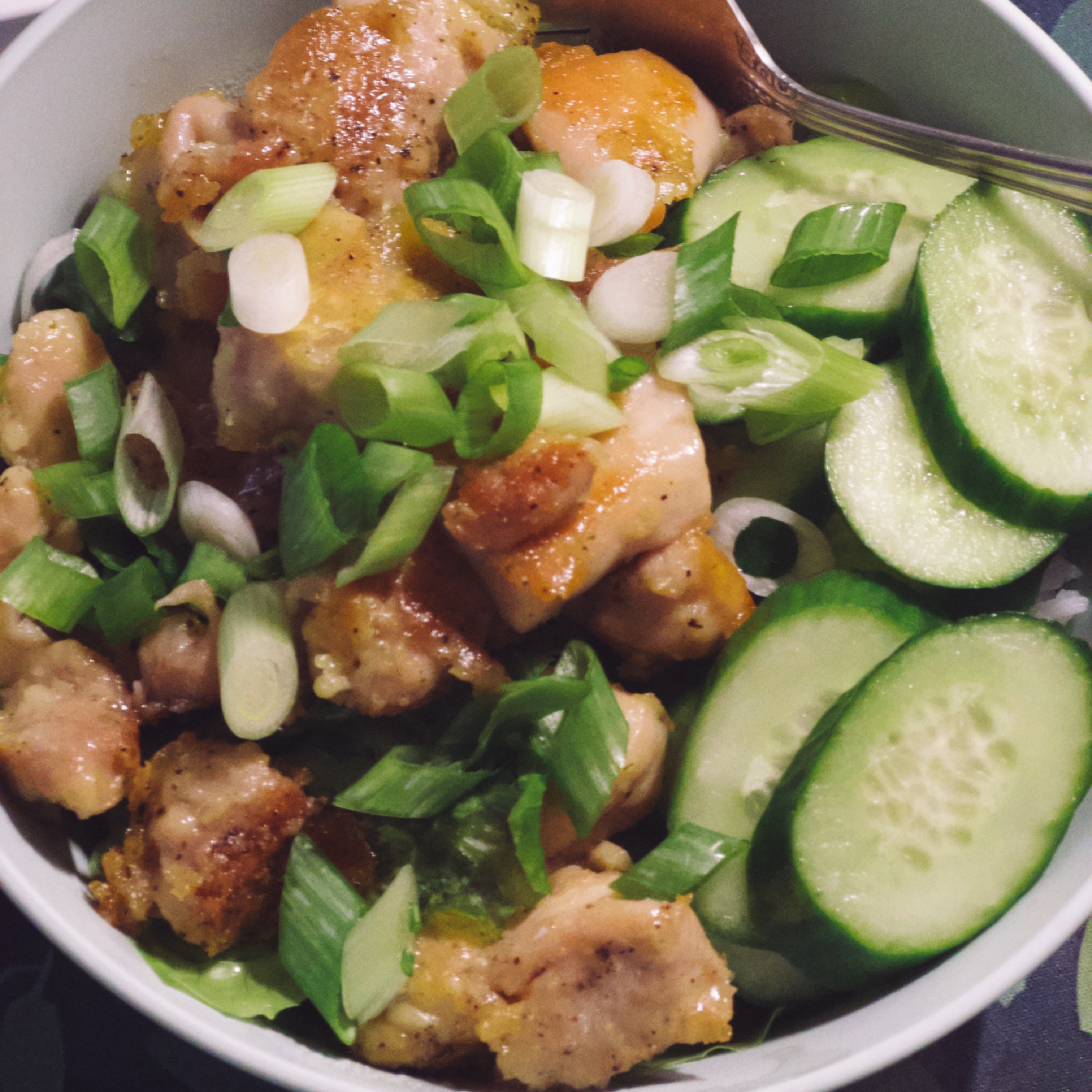 crispy chicken bowl