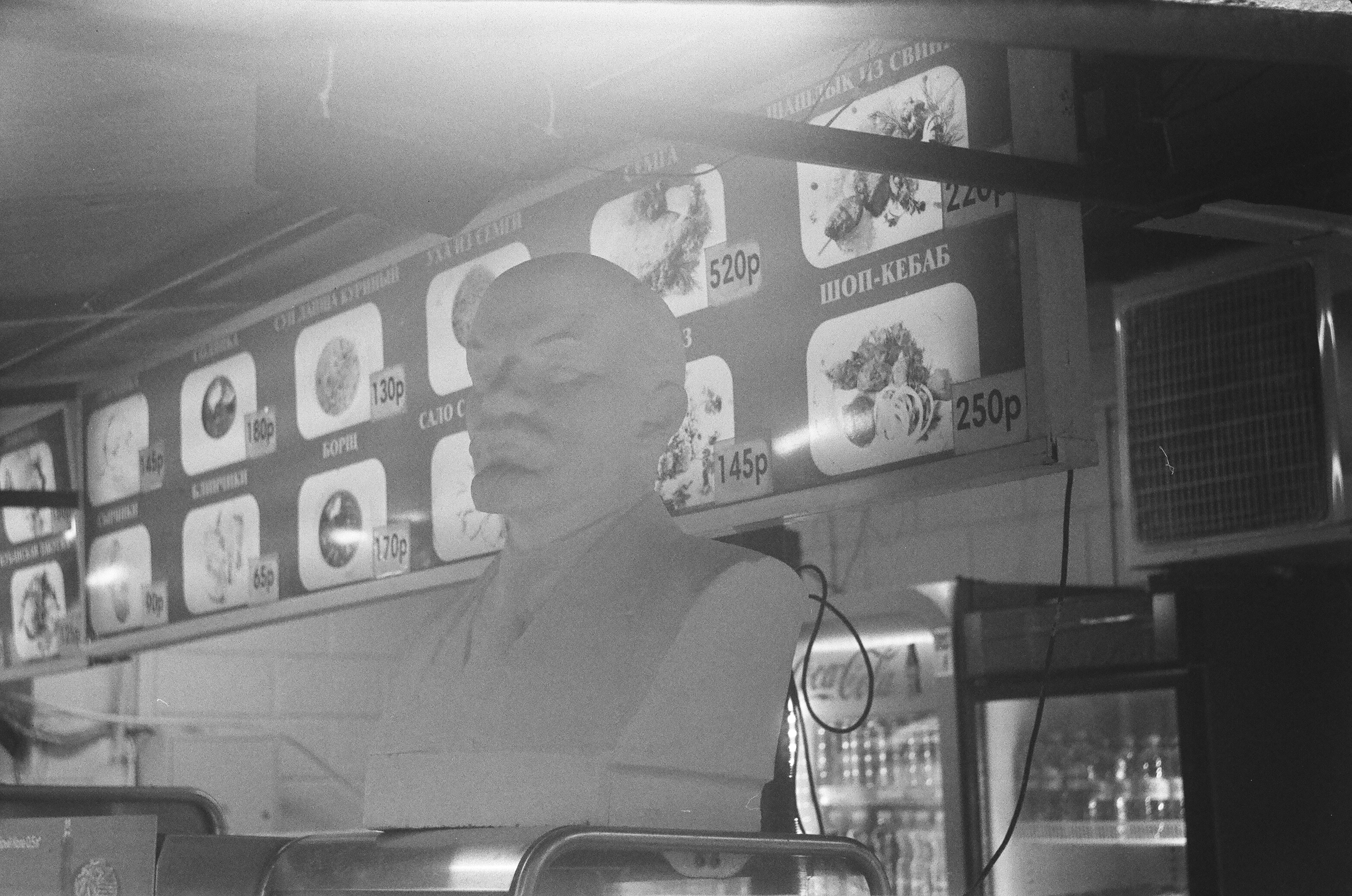 Lenin in the cafeteria
