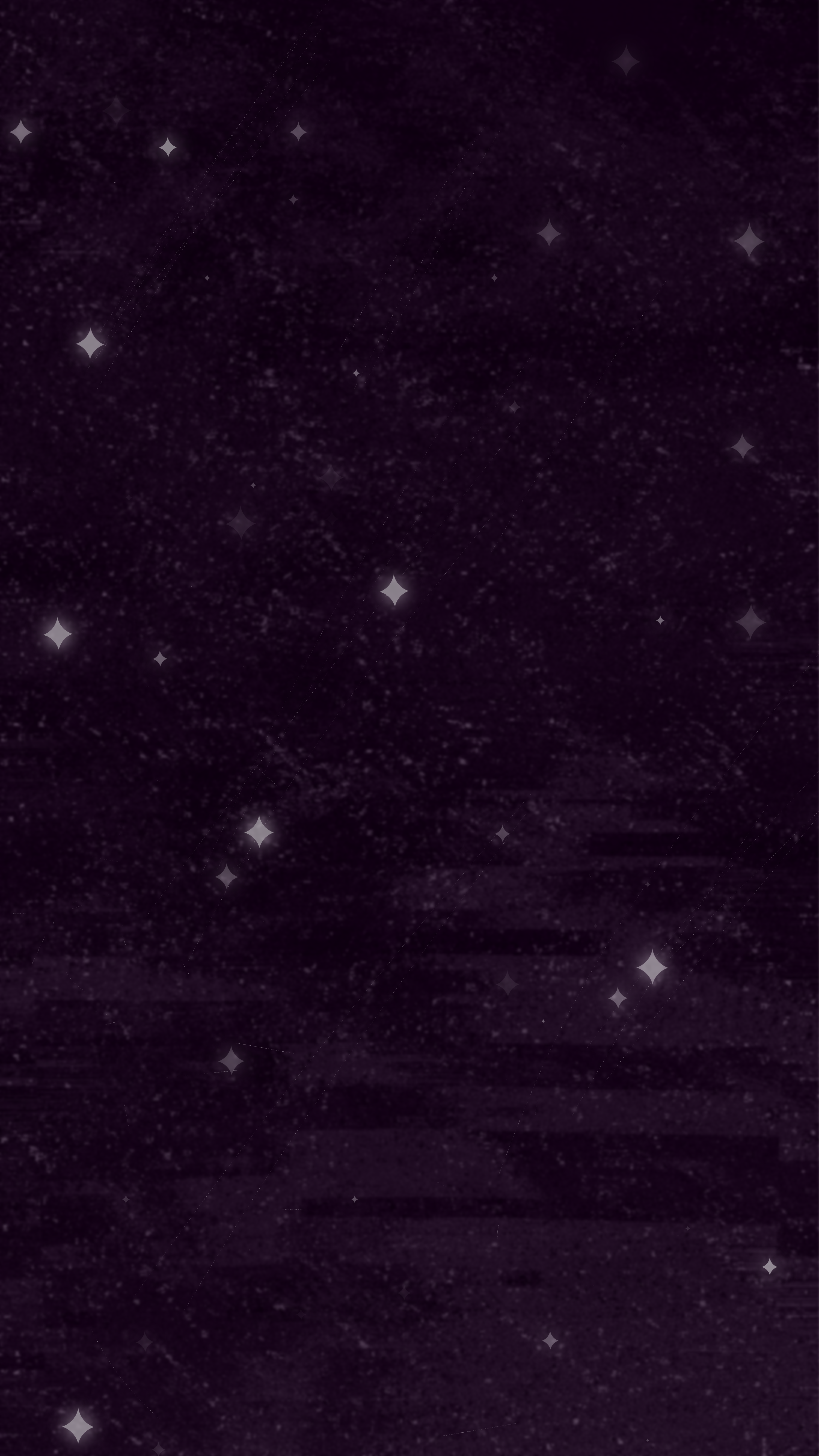 Vertical rectangle background tile art of a dark purple starry night sky
