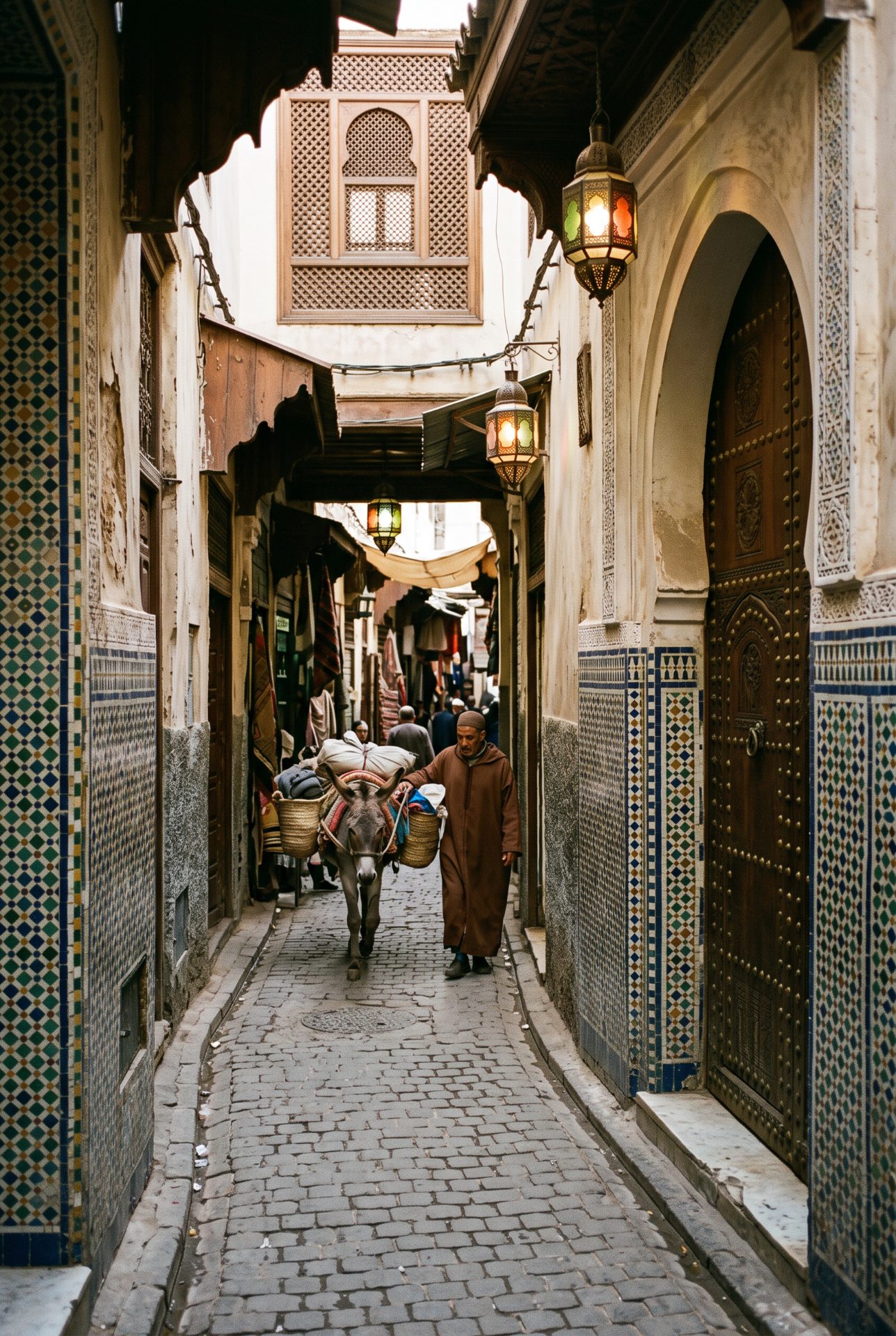 Ancient Alleys of Fez Medina