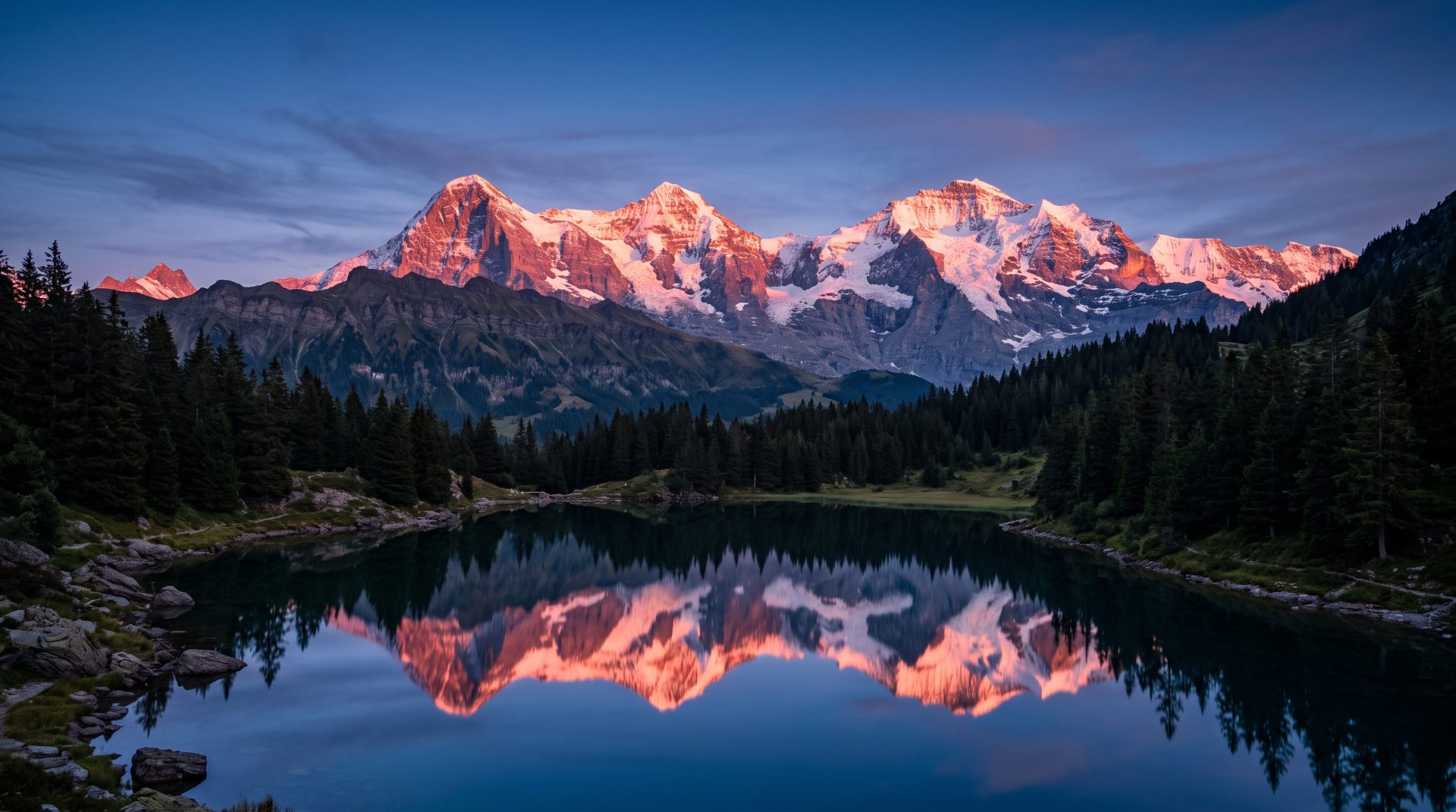 Alpine Dawn Reflection