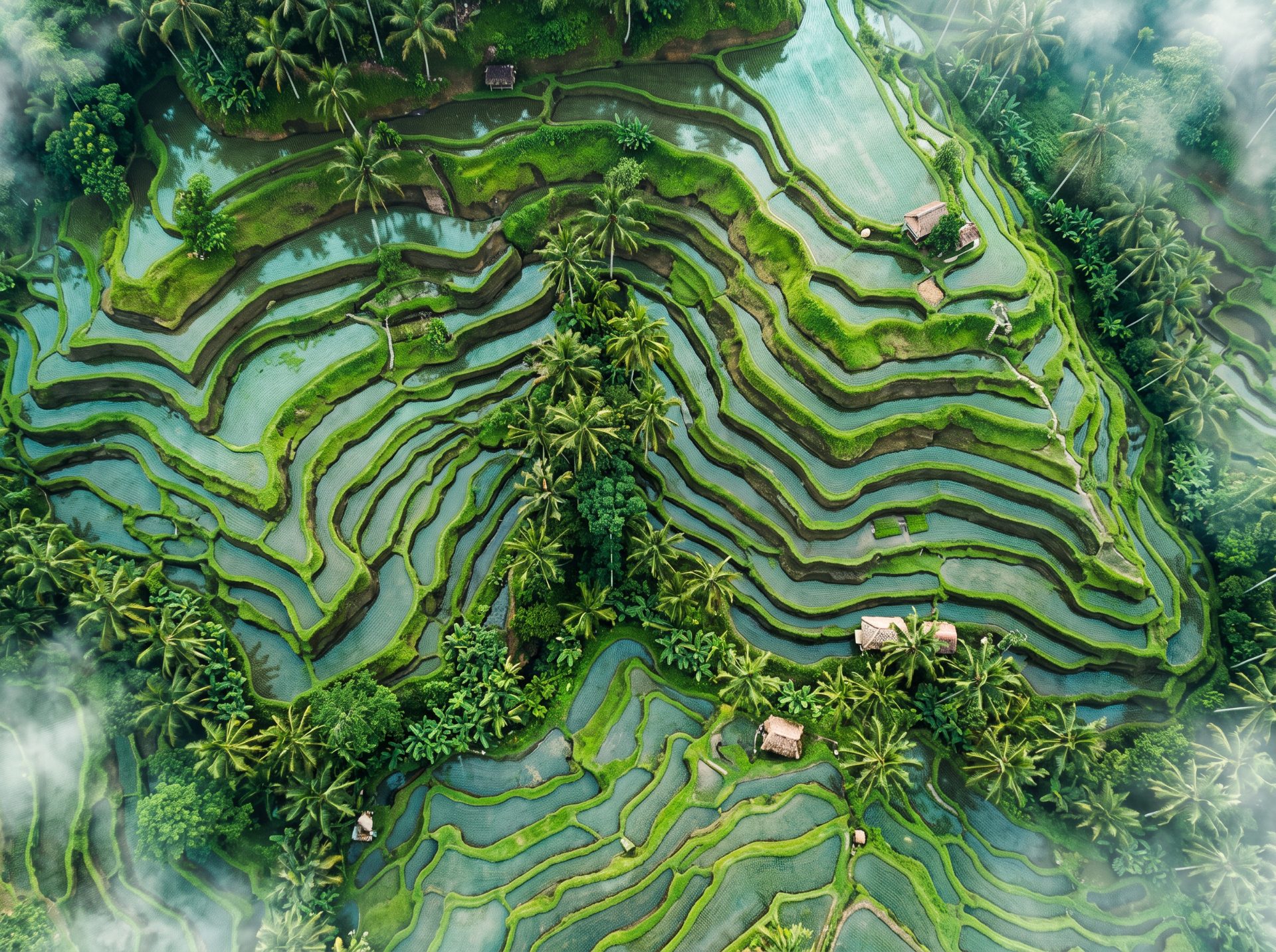 Emerald Waves of Balinese Rice Terraces