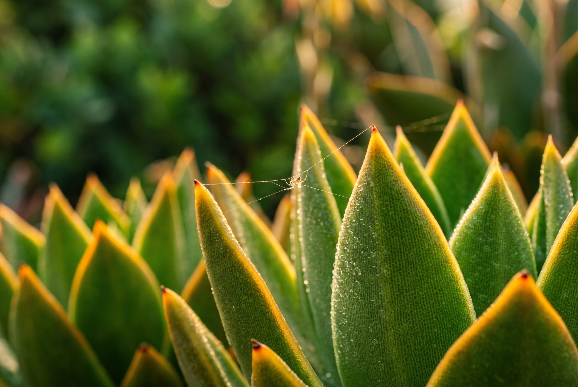 Morning Dew on Succulent Tips