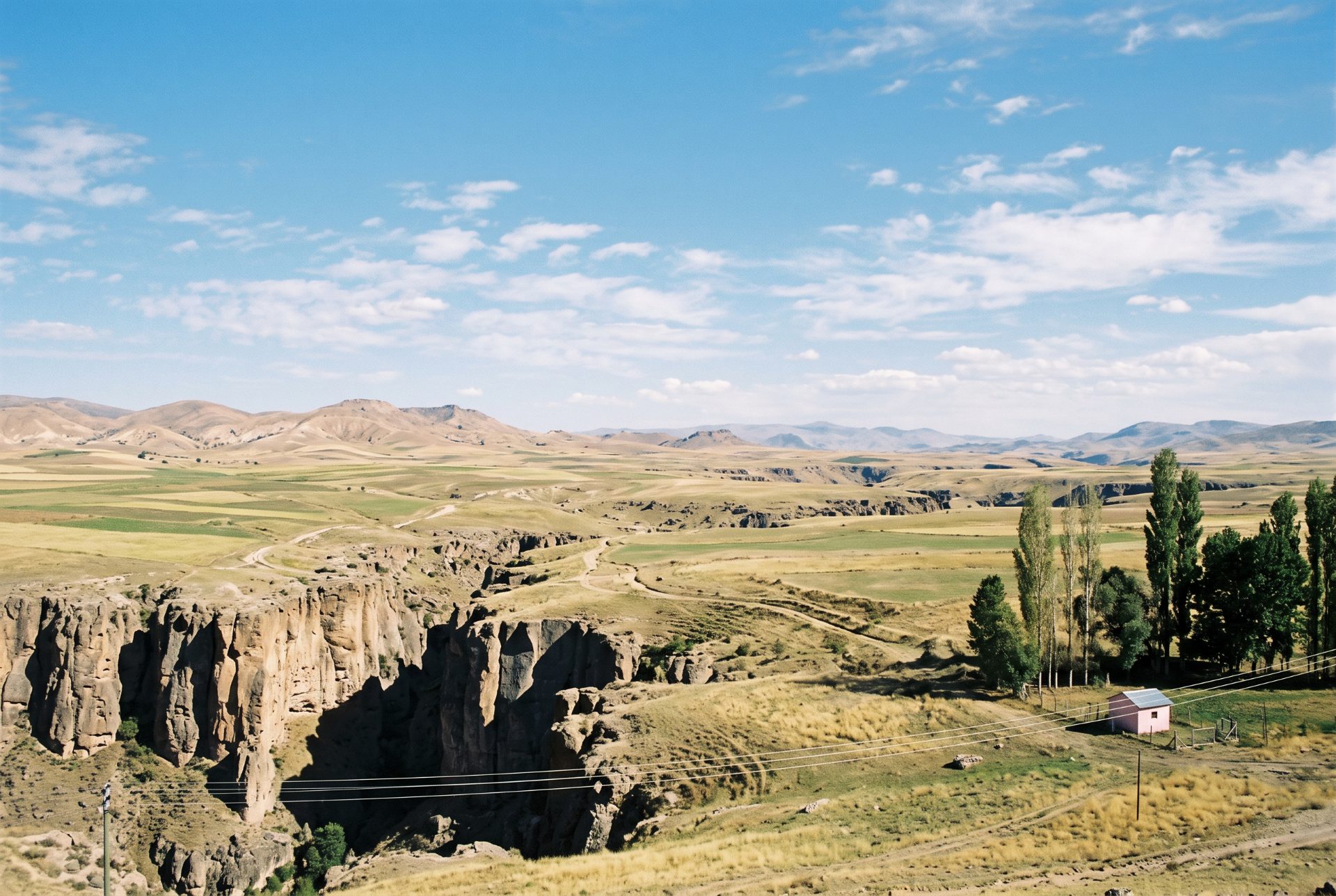 Canyon Plateau Under Azure Skies