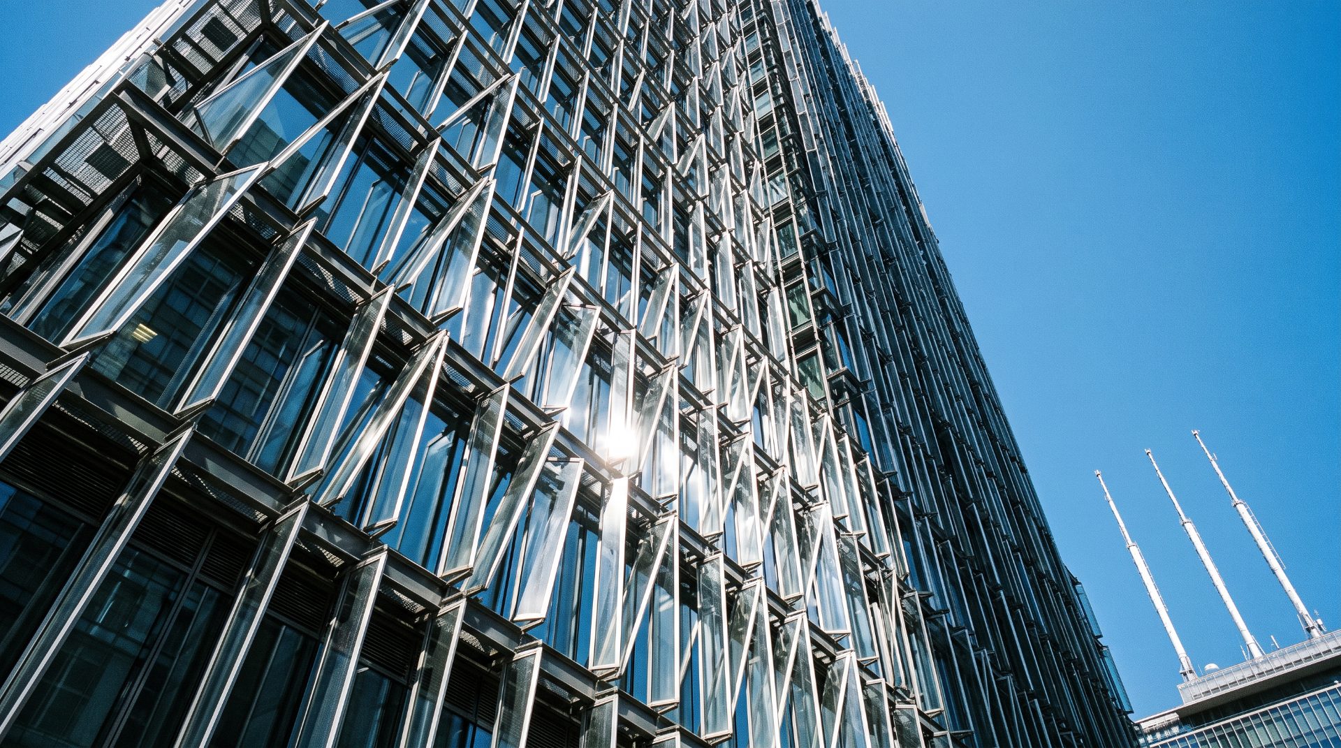 Futuristic Glass And Steel Skyscraper