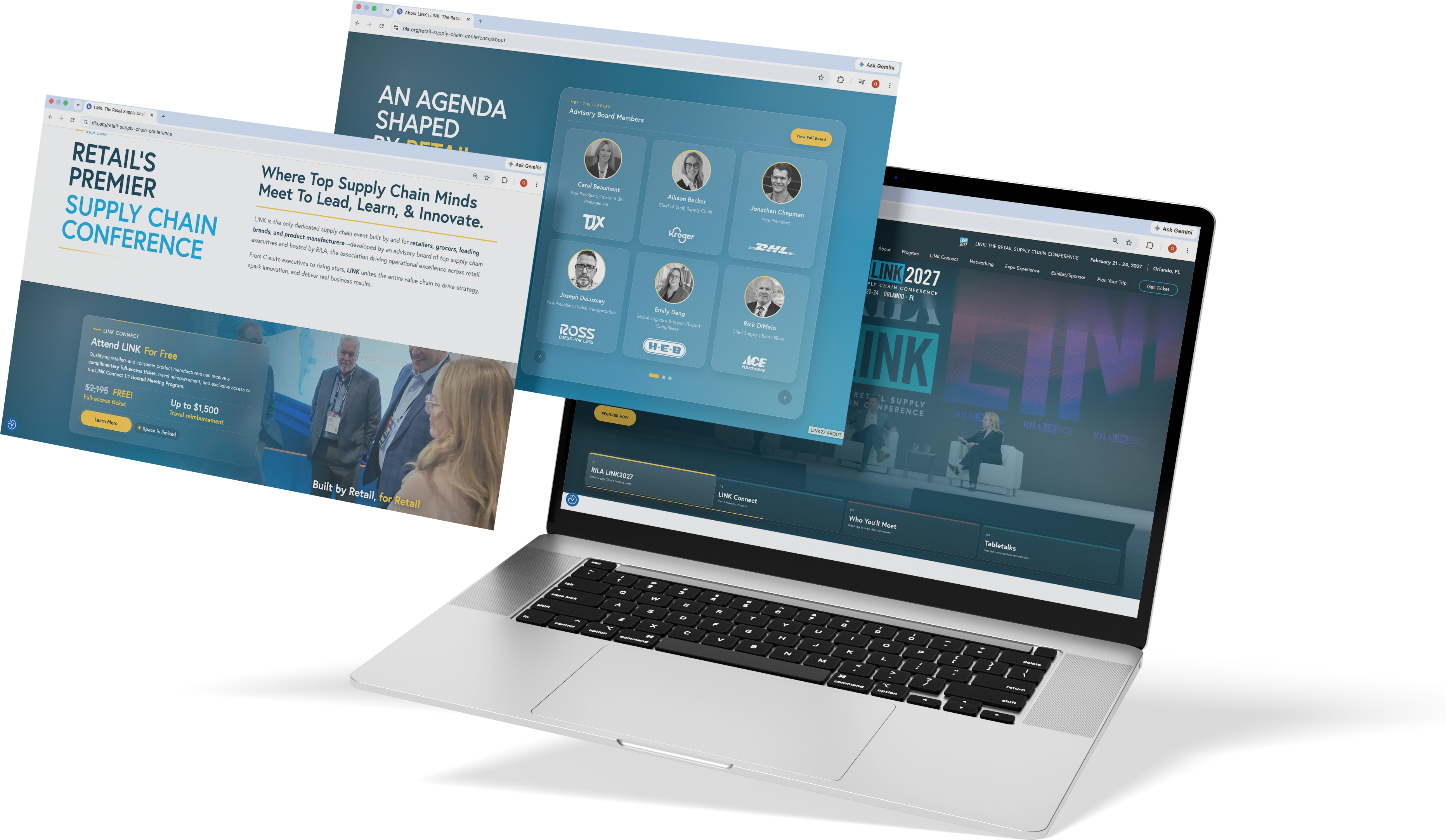 RILA LINK Conference website redesign
