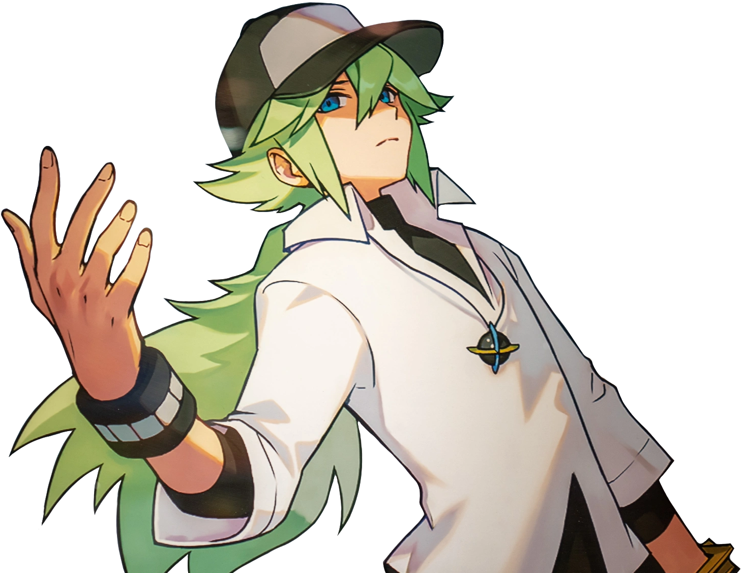 render of N from pokémon (made by me.)