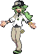 battle sprite of N from pokémon.
